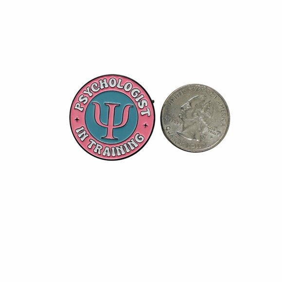 ⭐Psychology Degree Design Enamel Pins Psychological Logo Creative Brooches Gift⭐ - Picture 4 of 5